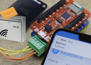 Raspberry Pi snail mail delivery smartphone notification system