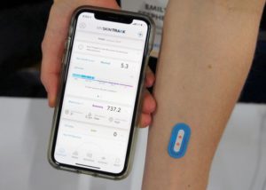 Skin hydration tracker