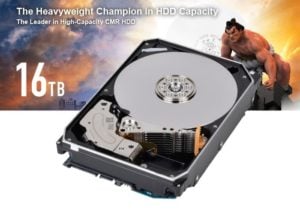 Toshiba 16TB MG08 Series HDD storage