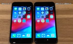 iOS 12.1.3 Beta 3 vs iOS 12.1.2