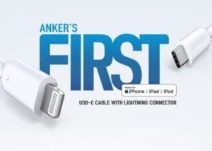 USB-C to Lightning cable