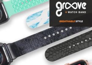 Groove breathable Apple Watch bands