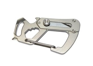 MUL.TI.BINER titanium carabiner multitool