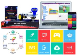 STEMpedia creator lab teaches kids electronics, code and robotics