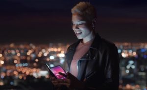 Samsung foldable smartphone