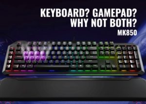 Cooler Master MK850 gaming keyboard with Aimpad
