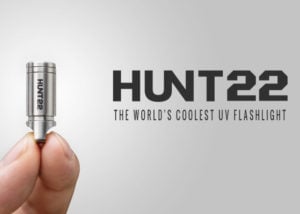 HUNT22 titanium UV mini flashlight