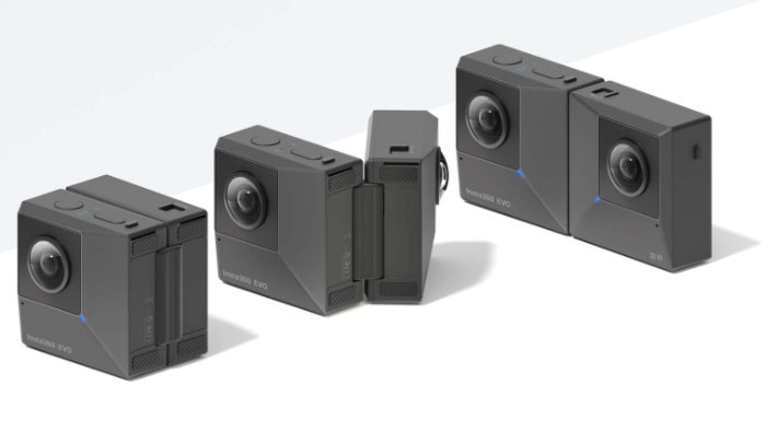 Insta360 folding Evo camera