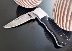damascus pocket folding knife