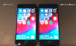 iOS 12.2 beta 5 vs iOS 12.1.4