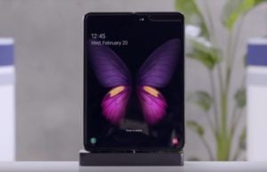 Samsung foldable smartphones