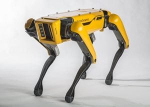 Multiple SpotMini robots