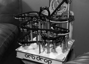 Orb drop marble run track
