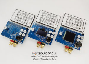 Raspberry Pi audio DAC board NanoSound DAC 2