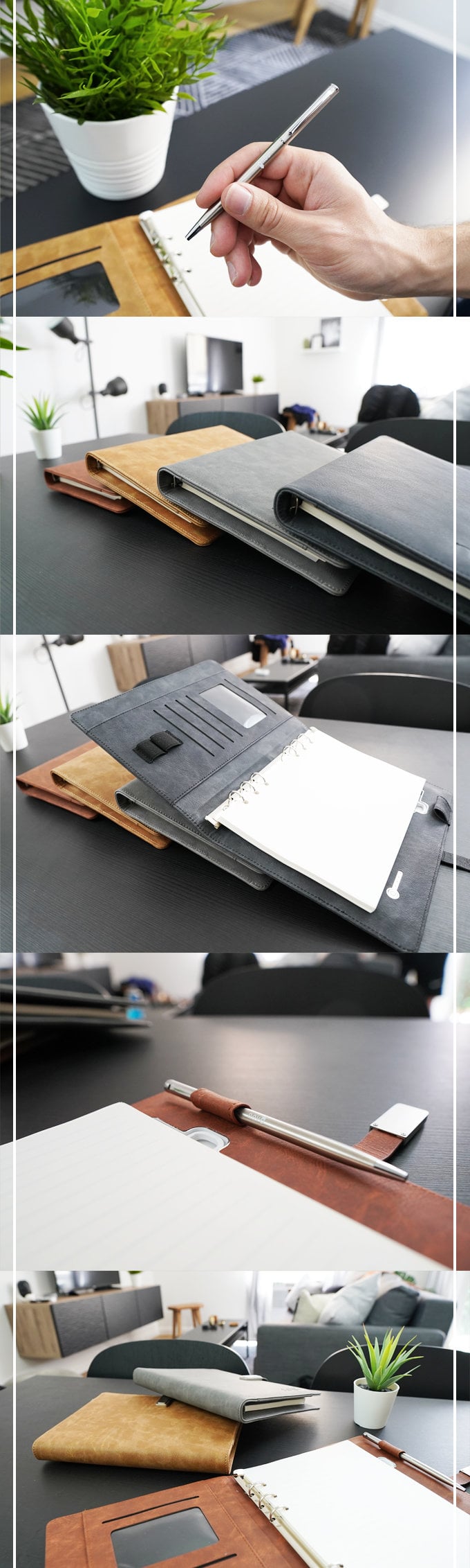 Wireless charging notebook