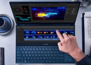 Asus ZenBook Pro Duo dual screen laptop