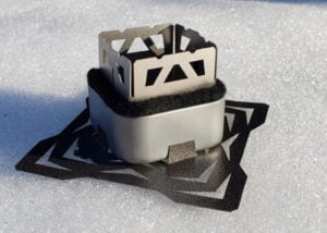 Core Polar titanium micro alcohol camping stove