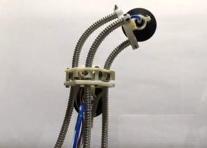 Leech Robot moves using suckers