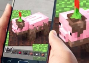 Minecraft AR game