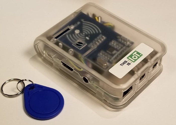 Raspberry Pi Blockchain RFID scanner