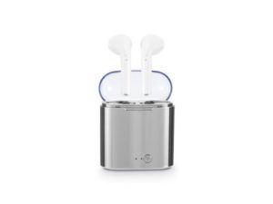 Metallic True Wireless Earbuds & Charging Case