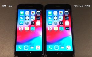 iOS 12.3 vs iOS 12.2