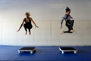 Air spring exercise board