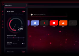 Opera GX web browser