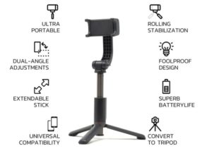Smartphone tripod