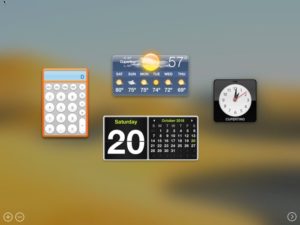 Mac Dashboard