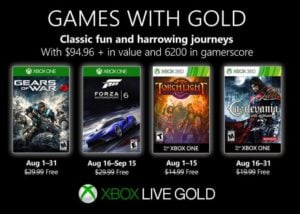 Free Xbox games with Gold August 2019
