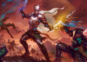 VR sword fighting game