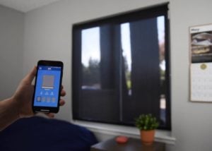 smartphone controlled blinds