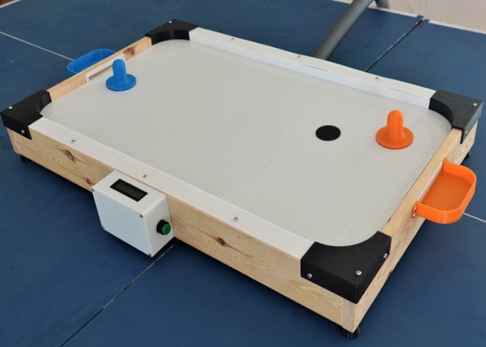 DIY air hockey table