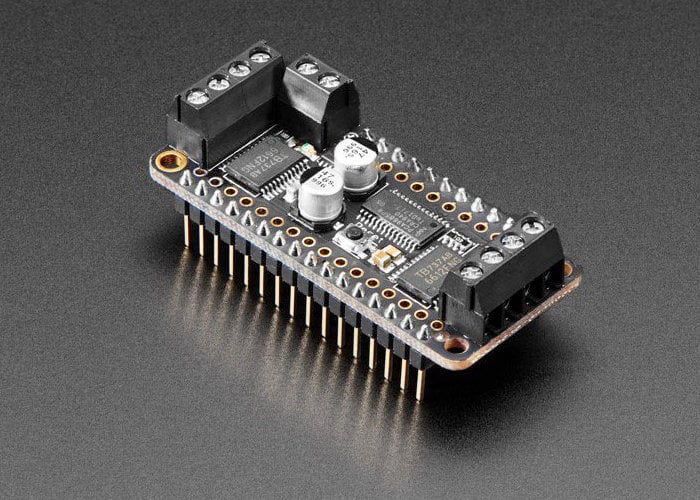 FeatherWing DC motor and stepper add-on board
