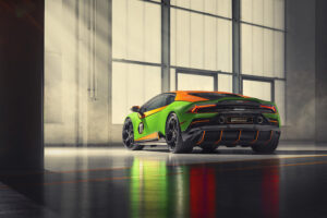 Lamborghini Aventador SVJ 63 Roadster and Huracán EVO GT