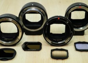 Mirrorless camera adapter mount format filters