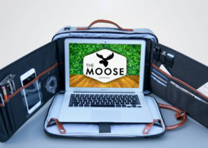 Moose anti-theft workstation backpack