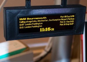 Raspberry Pi train sign