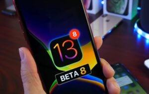iOS 13 beta 8