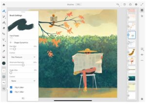 Adobe Fresco iPad painting app