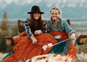 Electric heated sleeping bag