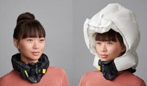 Bicycle helmet airbag