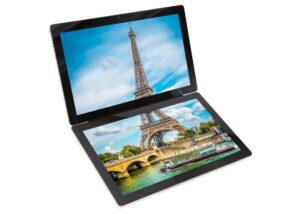 Dual screen laptop