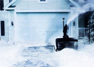 Robot snow blower