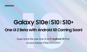 Samsung Android 10 beta
