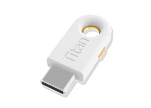 USB-C Titan Security Key created