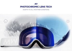 high contrast snow goggles