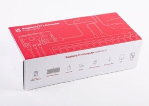 Raspberry Pi 4 Desktop Kit unboxed