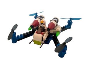 Space Fighter Building Block Drone